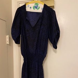 Parker blue and black print